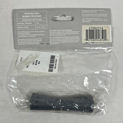 KELTY Trekking Pole Thermo Plastic Rubber Tips Pair Universal Fit Black NEW