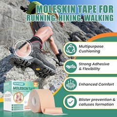Moleskin Tape – 2in x 16ft – Blister Prevention Tape Mole 2In x 16Ft (1 Roll)