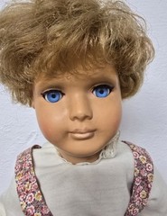 Old Celluloid Celluloid Doll Doll 57cm Sleep Eyes Collectors Vintage