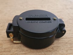 Engineer Lensatic Directional Compass Tested Works Plastic Taiwan C.C. Camping