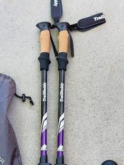 Set of Trail Buddy Trekking Poles 105-135CM Purple – 9K