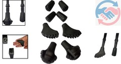 8-Piece Rubber Tips Set for Trekking Poles – Ultimate Protection & Traction