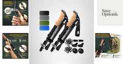 Lightweight Foldable Hiking Poles for Adventurers – Adjustable 100-120 cm