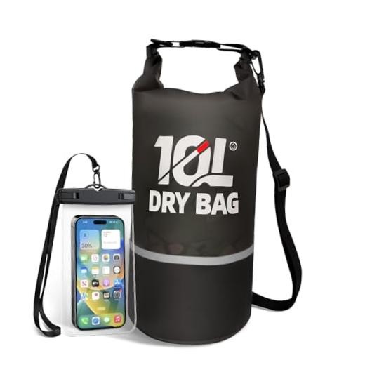 Waterproof Dry Bag for Women and Men,10L Roll Top Lightweight Storage Bag