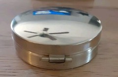 PP Bean Classic Compass “To My Son…Love Dad” Gold Pocket Compass NEW NIB