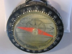Taylor Instruments, Asheville NC Hand Held Compass Key Chain Vintage 1960’s
