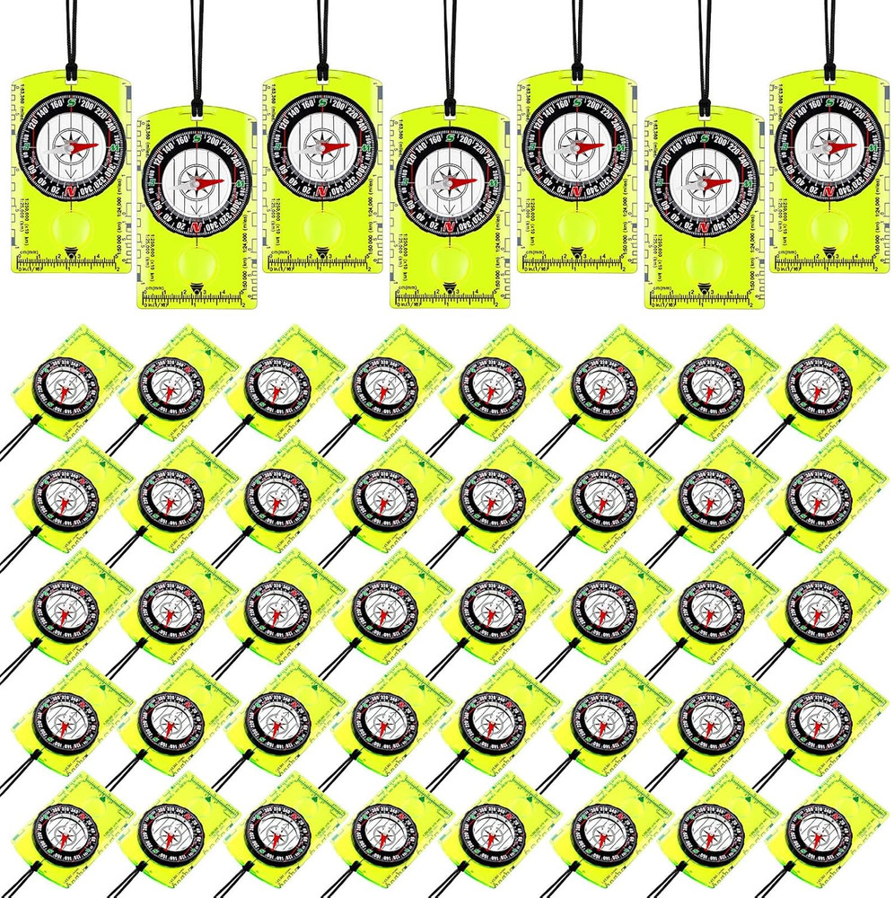 Acrylic Orienteering Compass for Hiking, Backpacking & Outdoor Navigation