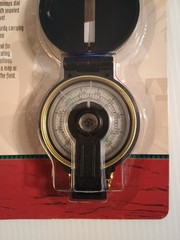 Ozark Trail Luminous Dial Lensatic Compass Black Model AC-0133 Brand New
