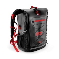 Waterproof Backpack Dry Bag/35L/55L/85L – Heavy Duty Roll-Top 25L Black Red