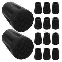 20Pcs Durable Rubber Trekking Pole Tips for Hiking Non-Skid Walking Stick Ends