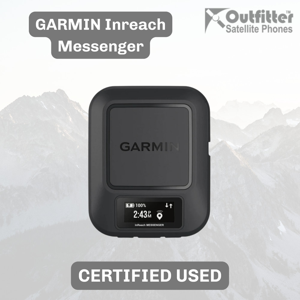 Garmin inReach Messenger (Satellite Tracker) – CERTIFIED USED GRADES