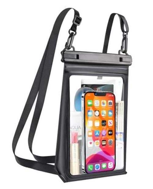 Large Capacity Waterproof Phone Pouch, Floating Dry Bag for iPhone 17 16 13 12