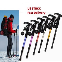 Hiking Tactical Poles Hiking Canes Hiking Survival Shockproof Adjustable Canes