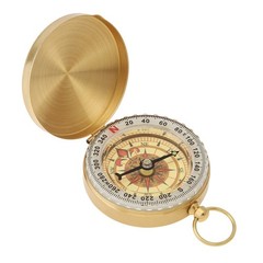 Luminous Waterproof Watch Style Pocket Compass, Portable for Camping & Hiking