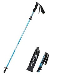 A ALAFEN Lightweight Collapsible Trekking 1 PC(1 Pole) Light Blue 95 -110CM