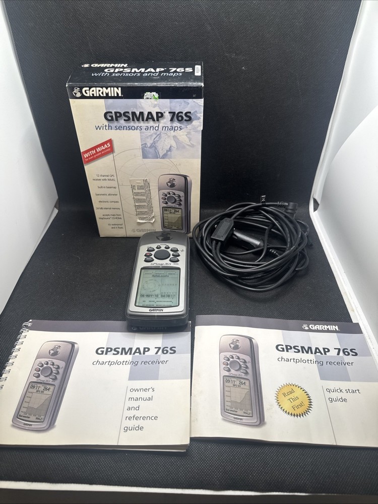 Garmin GPSMAP 76S Waterproof Marine Outdoor Handheld Map Navigator Ameri G2U