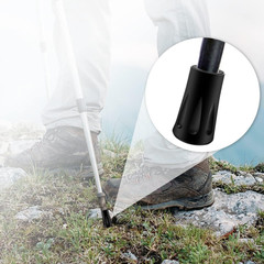 8Pcs Trekking Pole Tips Replacement Protectors, Rubber Feet for Hiking Pole Tips