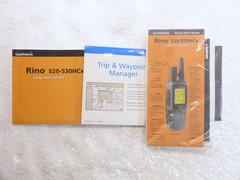 Garmin Rino 520HCx 2-Way Radio & GPS Handheld System w/ Box *WORKS, Bad Battery*