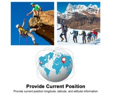 Handheld Location Finder Mini GPS Hiking Tracker Pace Compass Electronic Outdoor