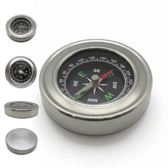 Gadgetime USA Mini Compass 2.4” x 2.4”, Portable Directional Compass for