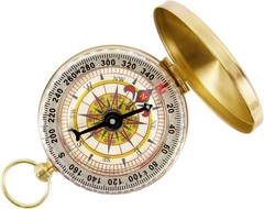 Gold Pocket Watch Compass – Perfect Portable Navigation for Outdoor Adventures