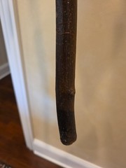 Old Scotland St. Andrews Cross Wood Hiking Walking Staff 51″ Vintage RARE EUC