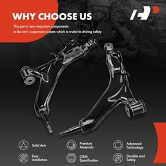 2 x Front Lower Control Arm, with Bushing, Compatible with Lexus IS F 08-14,