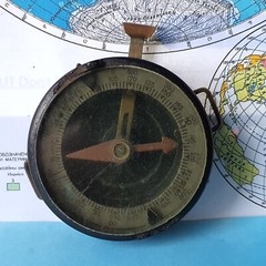 Vintage Soviet Antique Military Wrist Compass, USSR Sports Compass. ORIGINAL