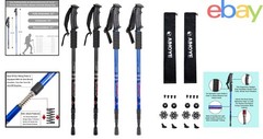 Durable Collapsible Hiking Poles, Shock Absorbent Walking Sticks for Adventurers