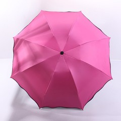 Color-Changing Umbrella 210T Polyester Material 280g Weight 8 Fiberglass Ribs