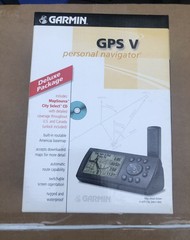 VINTAGE GARMIN GPS V DELUXE PERSONAL NAVIGATOR – TESTED & WORKING
