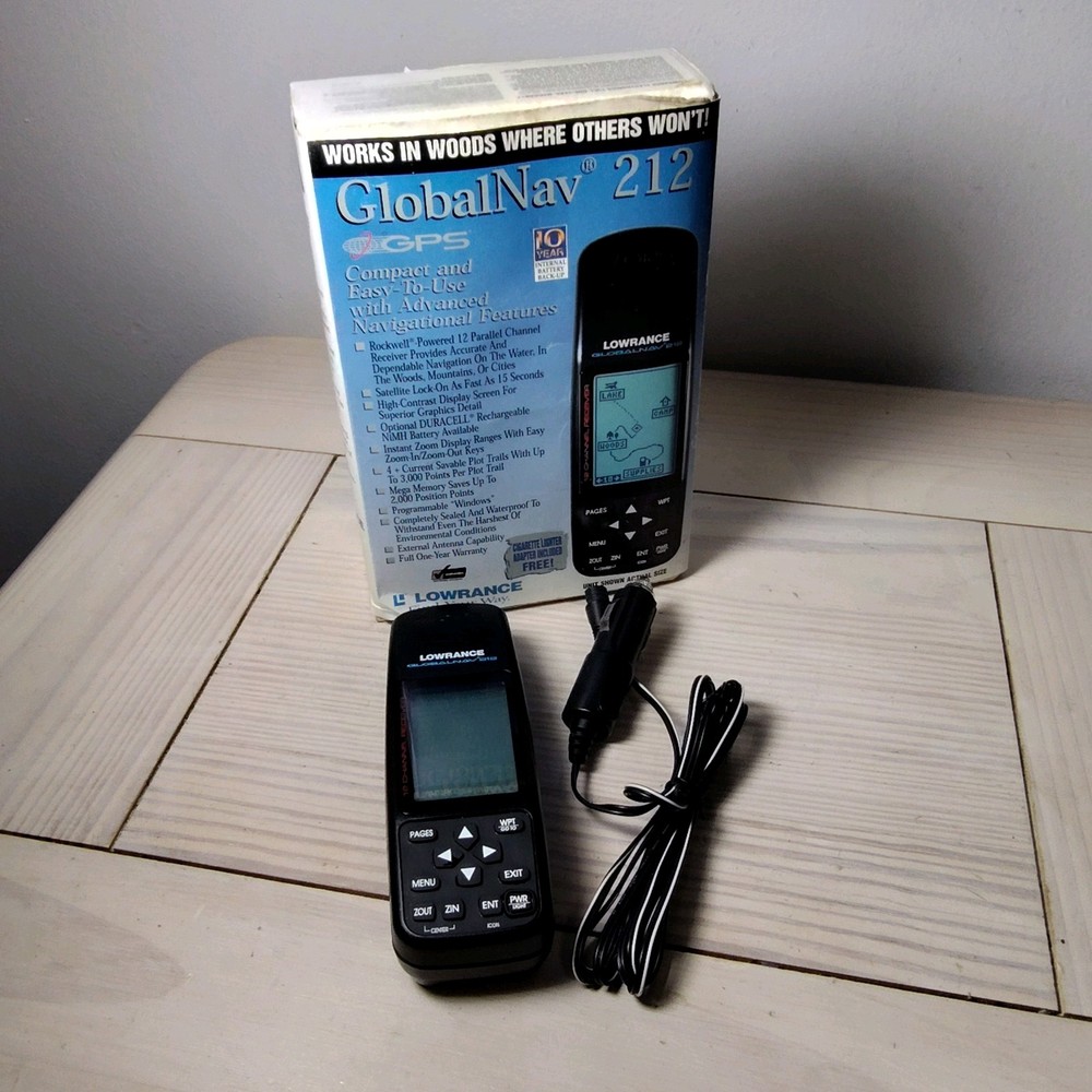 Lowrance GlobalNav 212 Hunting Camping Hiking Fishing Global Navigation