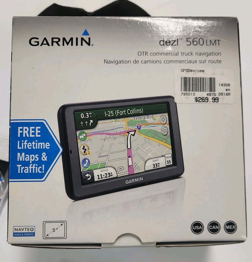 Garmin dēzl 560LMT Truck GPS