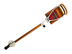 Hunting Stick outdoor Walking Stick with Leather Seat Chair Camping Fish Stool