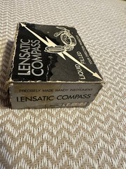 Vintage Engineer Lensatic Precise Liquid Filled Compass Japan-With Original Box!