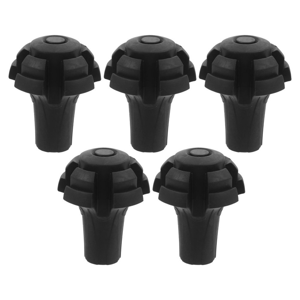 5 Pcs Hiking Stick Tips Walking Alpenstock Trekking Pole Protectors