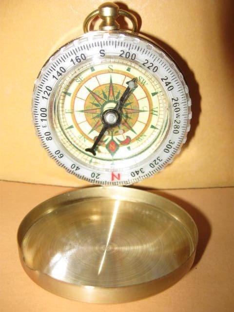 New Brass Navigatial COMPASS pocket size