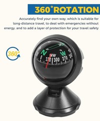 Car Compass Navigation System Automotive Compass Ball Auto Accessories Compass