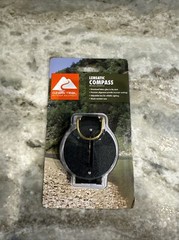 🎉OZARK TRAIL LENSATIC COMPASS, GLOW IN THE DARK, 5093 BLACK🎉