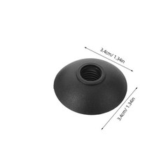 12Pcs Removable Hiking Pole Baskets Black Durable Plastic for Outdoor Sports
