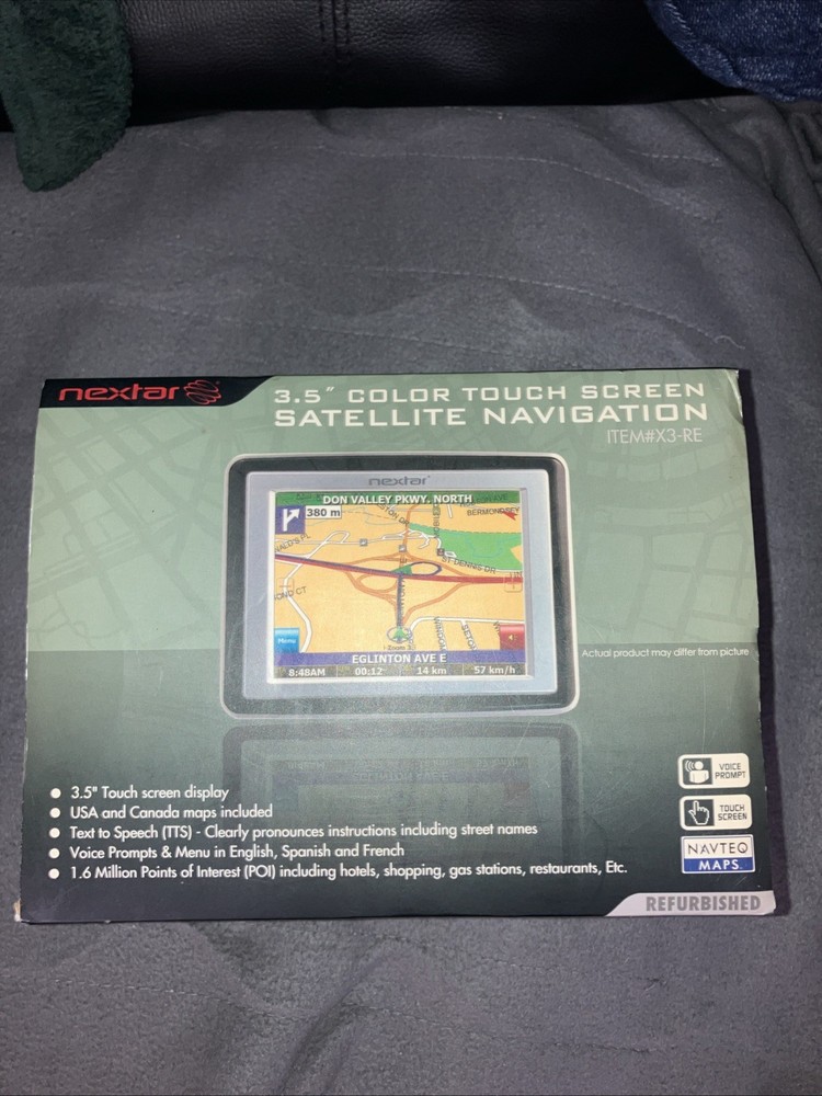 3.5”Color Touch Screen Satellite Navigation