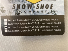 Atlas 2 Piece LockJaw 2 Adjustable Trekking Poles – U2002002 New With Tags
