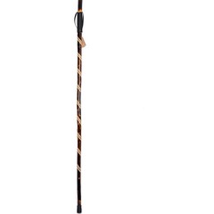 Handcrafted Nature Wood Hiking Stick 55 Inches Long – with Hand Strap and Rub…