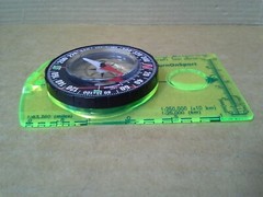 TurnOnSport Orienteering Hiking Backpacking Compass. Working. VGC