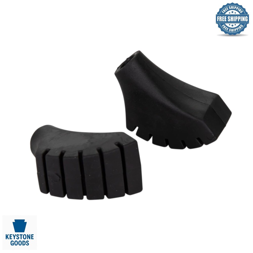 Stansport Trekking Pole Replacement Feet 2 Pack – Durable Rubber Tips for Har…