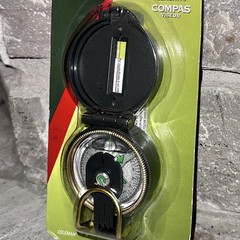 New Coleman Liquid Filled Map Compass Rugged Case 814D640T