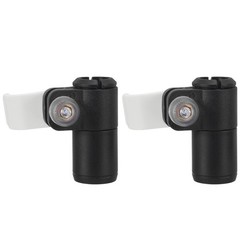 2Pcs Durable Trekking Pole Clamp Lock White Quick Release External Lock Repairs