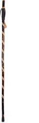 Handcrafted Nature Wood Hiking Stick 55 Inches Long – with Hand Strap and Rub…