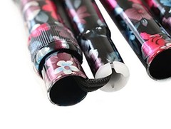 Folding Cane, 5-Level Adjustable Height, Walking Stick Lightweight Floral
