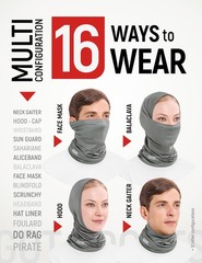 GOT Sports UPF 50+ Fishing Neck Gaiter – UV Face Mask Sun One Size, Pink